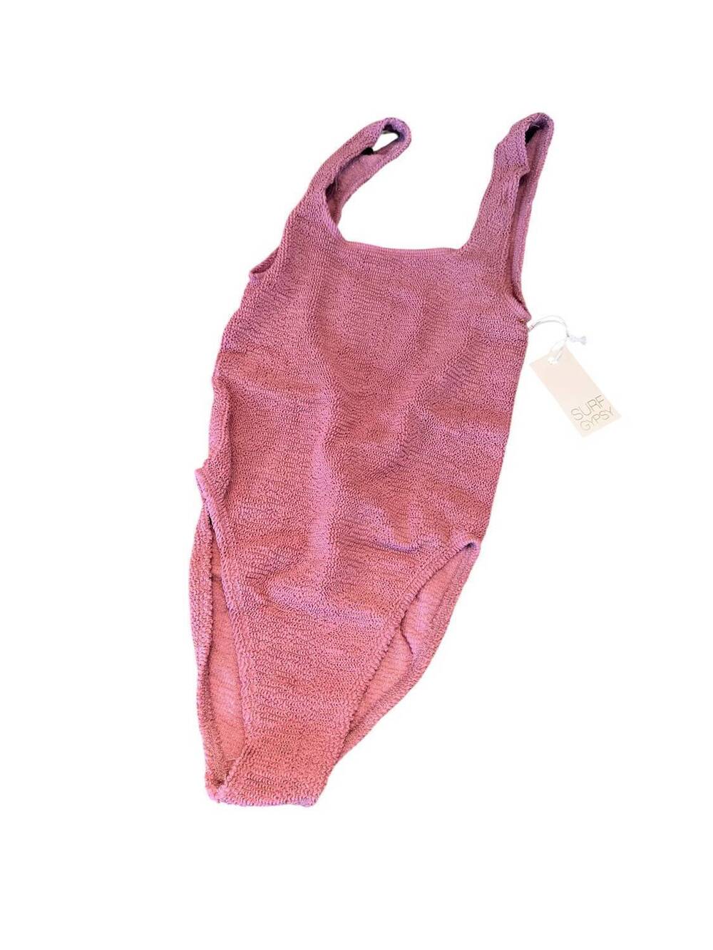 NEW SURF GYPSY women's krinkle one piece in mauve